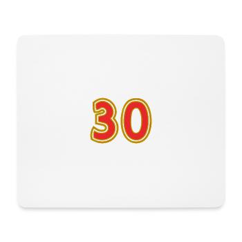 30. 30 YEARS. 30th ANNIVERSARY. 30 YEARS ANNIVERSARY. - Mouse Pad (horizontal) - white - Front