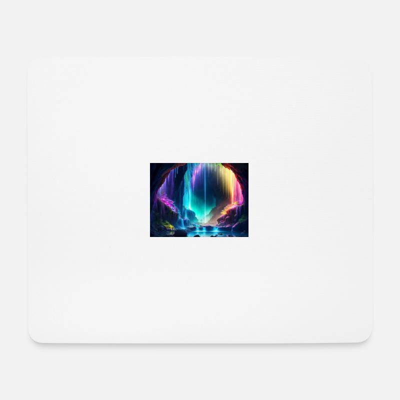 Gemstone cave - Mousepad (Querformat) - Weiß