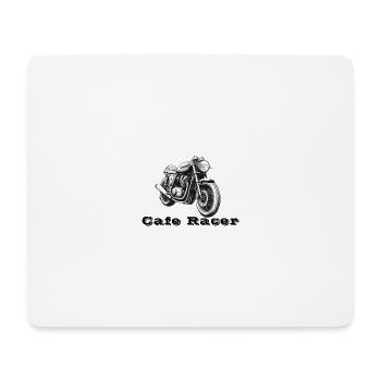 Cafe Racer - Mousepad (Querformat) - Weiß - Vorne