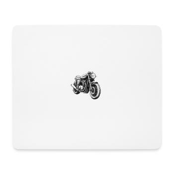 Cafe Racer weiß - Mousepad (Querformat) - Weiß - Vorne