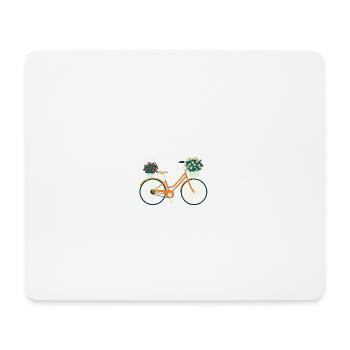 Amsterdam Flower Bicycle Dutch Souvenir - Mouse Pad (horizontal) - white - Front