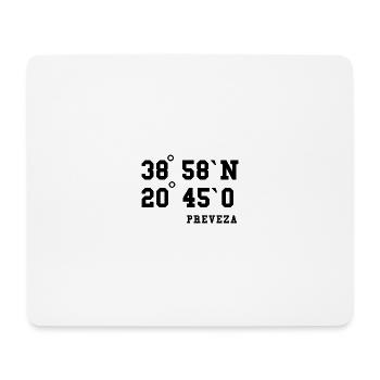Preveza Coordinates Greece Holiday Idea - Mouse Pad (horizontal) - white - Front