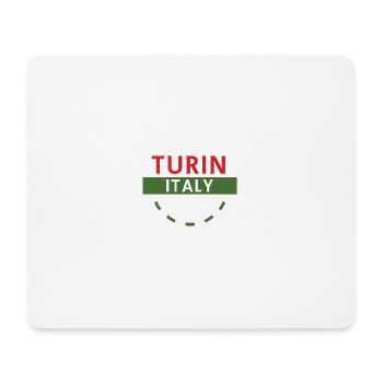 Turn Italy Emblem Tee Artwork - Mouse Pad (horizontal) - white - Front