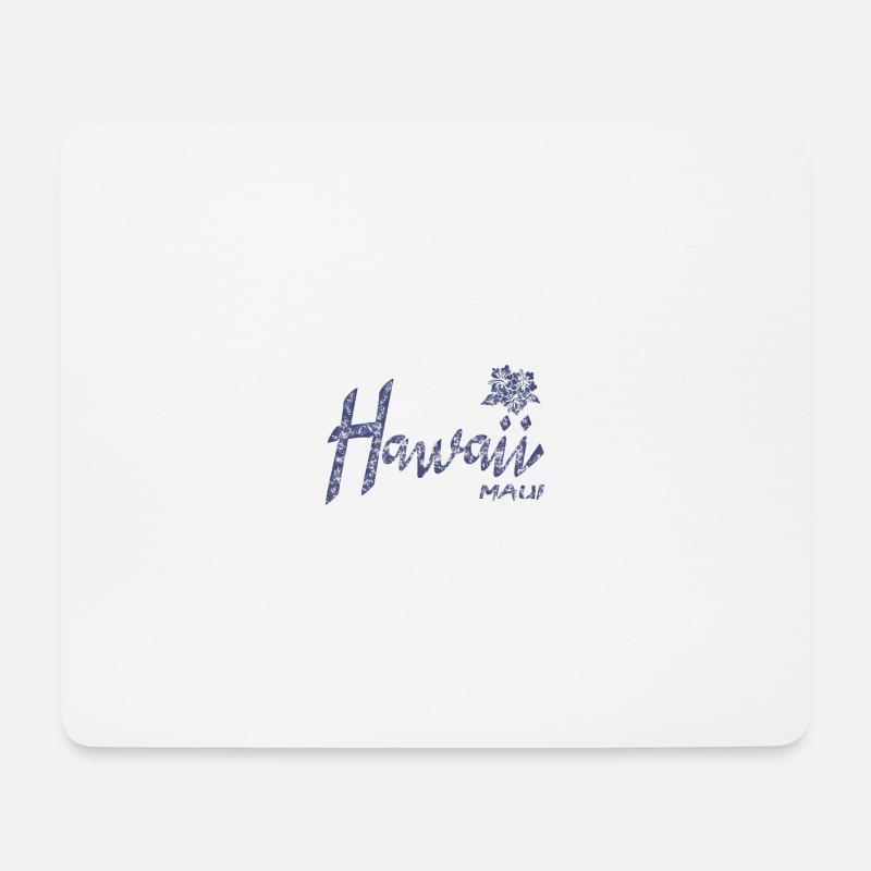 Hawaii Maui - Mousepad (Querformat) - Weiß