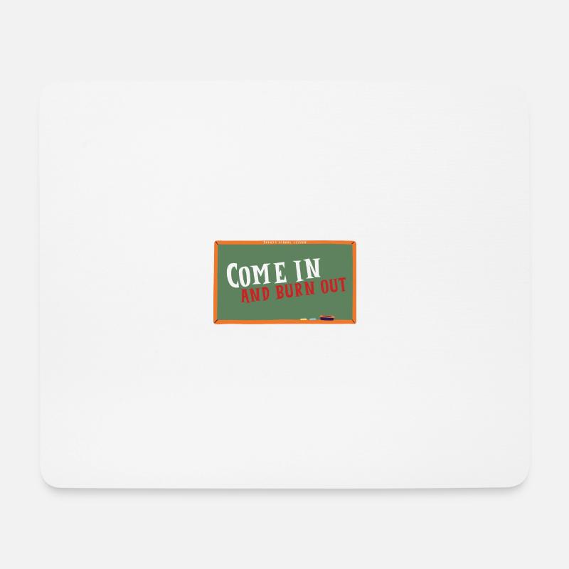 Quiet please! - Mousepad (Querformat) - Weiß