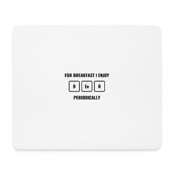 Bieriodensystem - Mousepad (Querformat) - Weiß - Vorne