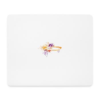 Kettensäge Retro Waldarbeiter Forstwirt - Mousepad (Querformat) - Weiß - Vorne