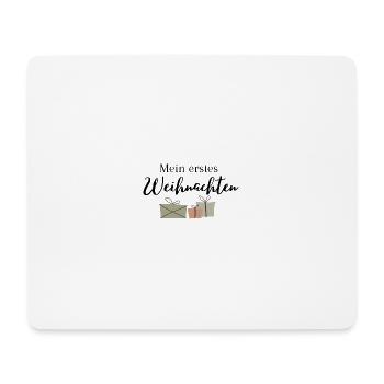 Mein erstes Weihnachten Aufdruck - Mousepad (Querformat) - Weiß - Vorne