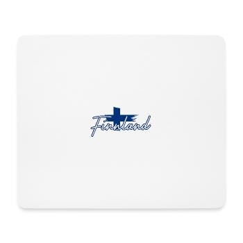Finnland Offiziell Abhängig Flagge Urlaub Geschenk - Mousepad (Querformat) - Weiß - Vorne