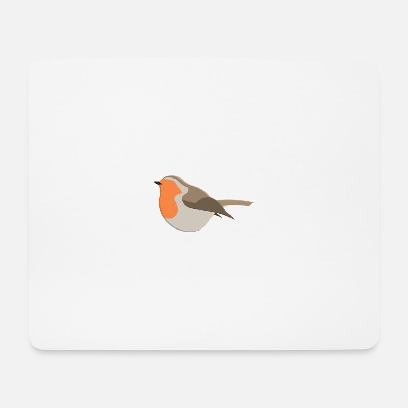 Robin - Mouse Pad (horizontal) - white