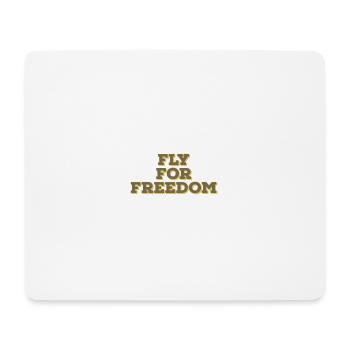 Freiheit - Mousepad (Querformat) - Weiß - Vorne