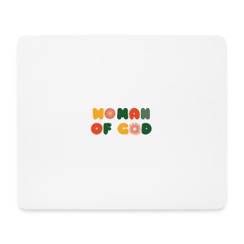 Woman of God Sonnenblume - Mousepad (Querformat) - Weiß - Vorne