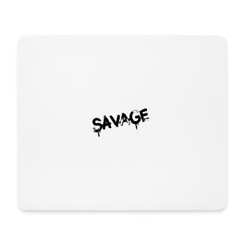 Savage! - Mousepad (Querformat) - Weiß - Vorne
