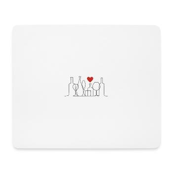 Schluck des Tages! - Mousepad (Querformat) - Weiß - Vorne