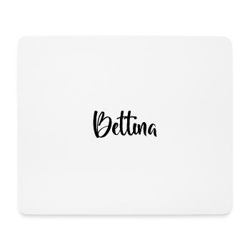 First name - Bettina - Mouse Pad (horizontal) - white - Front