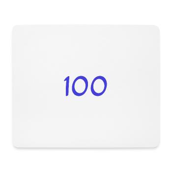 100. 100 JAHRE. 100-JÄHRIGES JUBILÄUM. 100. GEBURTSTAG - Mousepad (Querformat) - Weiß - Vorne