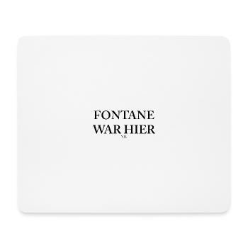 FORTANE WAR HIER nie - Mousepad (Querformat) - Weiß - Vorne
