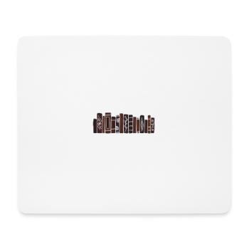 Antike braune Bücher - Mousepad (Querformat) - Weiß - Vorne