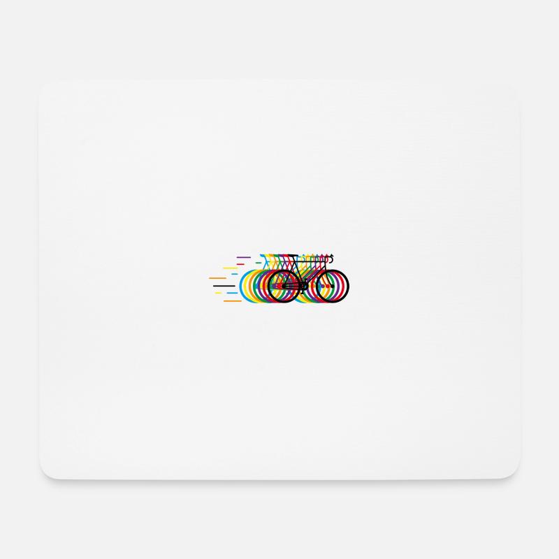 Biycycle's - Mousepad (Querformat) - Weiß