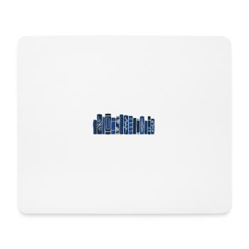 Antike blaue Bücher - Mousepad (Querformat) - Weiß - Vorne