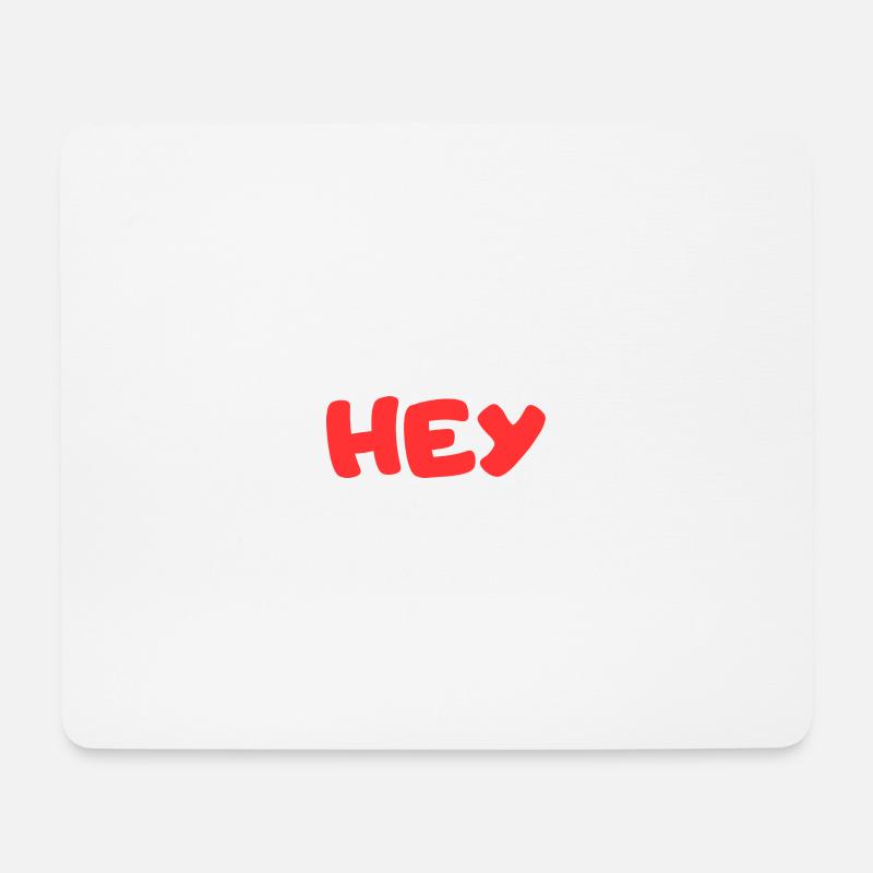 HEY - Mouse Pad (horizontal) - white