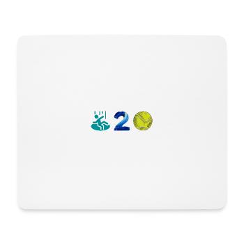Kugelloch - Rebus - Mousepad (Querformat) - Weiß - Vorne