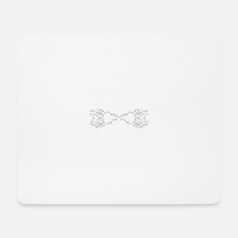 unendlich - Mousepad (Querformat) - Weiß