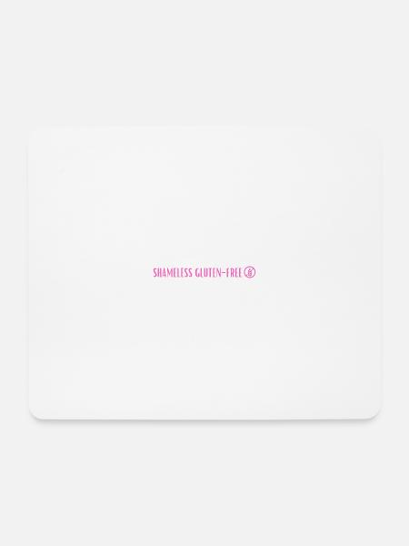 SHAMELESS GLUTEN FREE PINK - Mousepad (Querformat) - Weiß