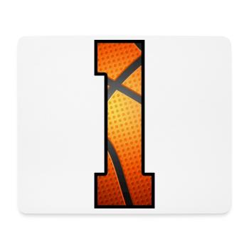 Kids 1st Birthday Basketball Player 1 Year Old - Mouse Pad (horizontal) - white - Front