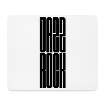 Jazz Rock Typographie audacieuse design de logo T-shirt - Tapis de souris (format paysage) - blanc - Devant