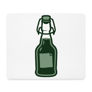 Ingwer Buegelflasche Saft Icon - Mousepad (Querformat) - Weiß - Vorne