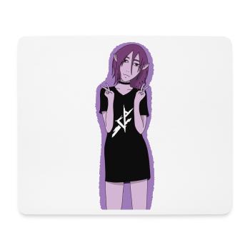 Blitz-Sigil Elf Tee - Mousepad (Querformat) - Weiß - Vorne