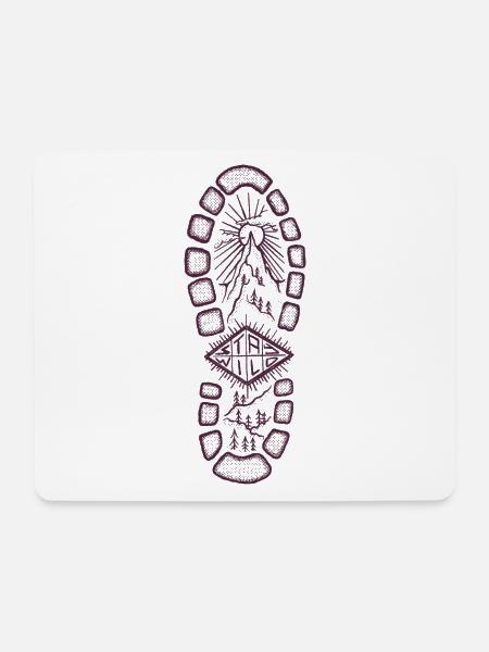 Stay wild red - Mouse Pad (horizontal) - white