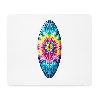 Tie Dye Surf Urlaub 2024 Hawaii - Mousepad (Querformat) - Weiß - Vorne