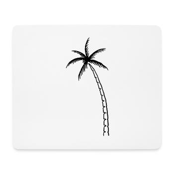 Palme Palm - Tapis de souris (format paysage) - blanc - Devant