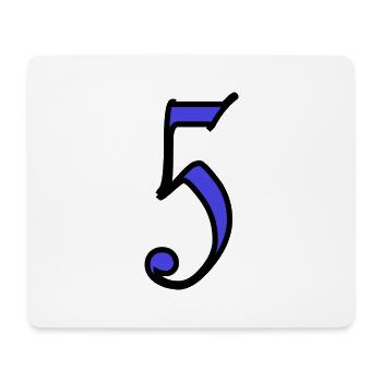 5. 5 YEARS. 5th ANNIVERSARY. 5 YEAR ANNIVERSARY - Mouse Pad (horizontal) - white - Front