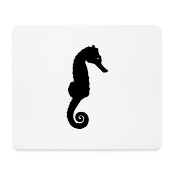 sea horse - Mouse Pad (horizontal) - white - Front