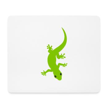 Gecko - Mousepad (Querformat) - Weiß - Vorne