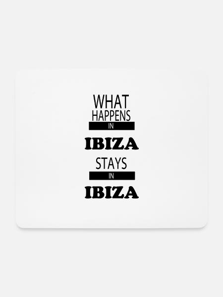 ibiza - Mousepad (Querformat) - Weiß