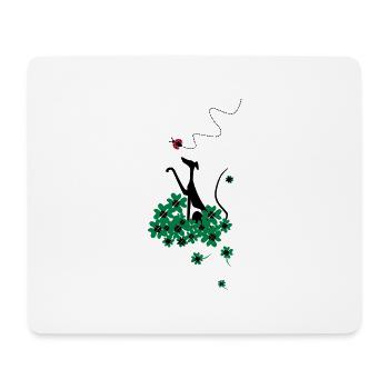 glücksbringer - Mousepad (Querformat) - Weiß - Vorne