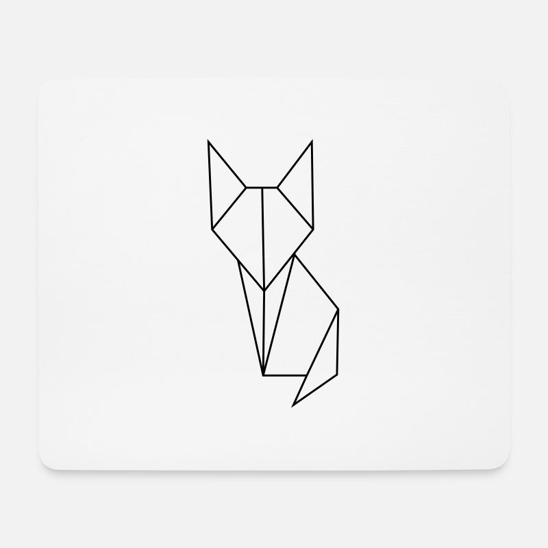 Katze - Mousepad (Querformat) - Weiß