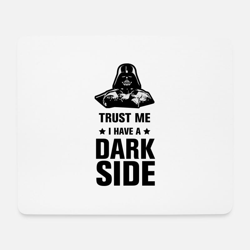 Dark Side - Mouse Pad (horizontal) - white