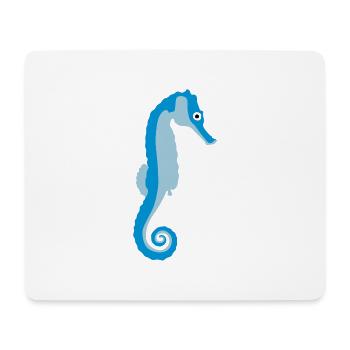 seepferdchen_082012_a_3c - Tapis de souris (format paysage) - blanc - Devant