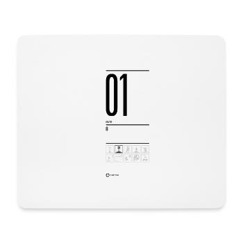 TEST 01 - Mousepad (Querformat) - Weiß - Vorne