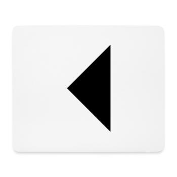 Dreieck - Mousepad (Querformat) - Weiß - Vorne