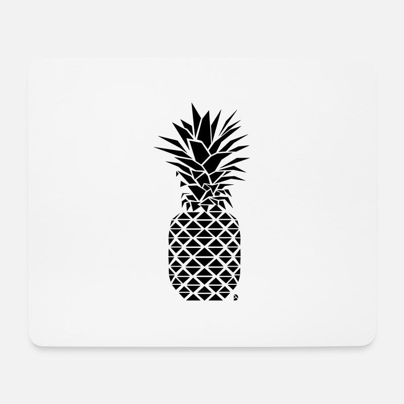 AD Geometric Pineapple - Mouse Pad (horizontal) - white