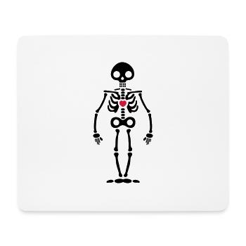 skeleton - Mouse Pad (horizontal) - white - Front