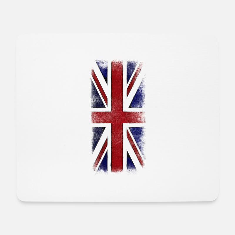 union jack - Mouse Pad (horizontal) - white