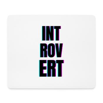 INTROVERT - Mouse Pad (horizontal) - white - Front