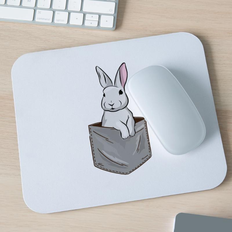 Rabbit Rabbit Easter Rabbit Mom Happy Easter Mouse Pad (horizontal)